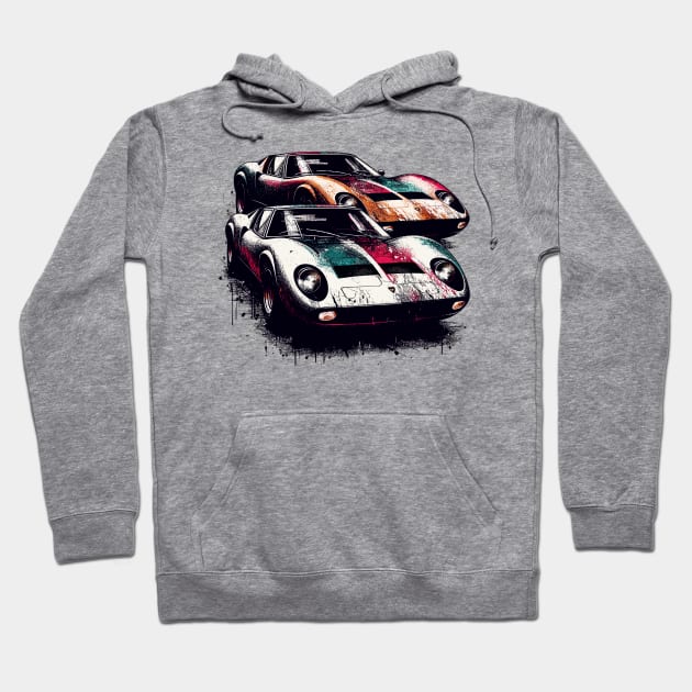 Lamborghini Miura Hoodie by Vehicles-Art